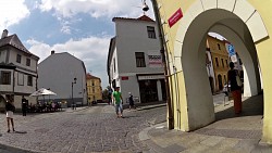 Imagen de ruta Video del paseo por el centro de la ciudad České Budějovice