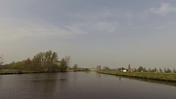 Фото с дорожки Водный видеомаршрут Лейден-Харлем, Нидерланды