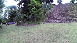 Immagine dalla pista Rovine Chacchoben - monumenti Maya, Costa Maya, Messico