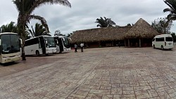 Immagine dalla pista Rovine Chacchoben - monumenti Maya, Costa Maya, Messico