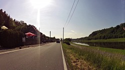 Obrazek z trasy Z Miśni do Drezna po Łabskiej Ścieżce Rowerowej