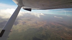 Obrázek z trasy Letadlem z Canaimy přes Salto Angel do Ciudad Bolivaru