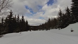 Obrázek z trasy Z Pece pod Sněžkou na běžkách přes Zrcadlovky k vysílači a zpět do Pece