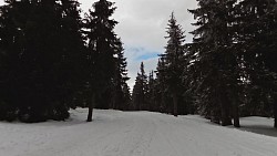 Obrázek z trasy Z Pece pod Sněžkou na běžkách přes Zrcadlovky k vysílači a zpět do Pece
