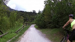 Immagine dalla pista Mountain bike · Ponale - Lago di Ledro